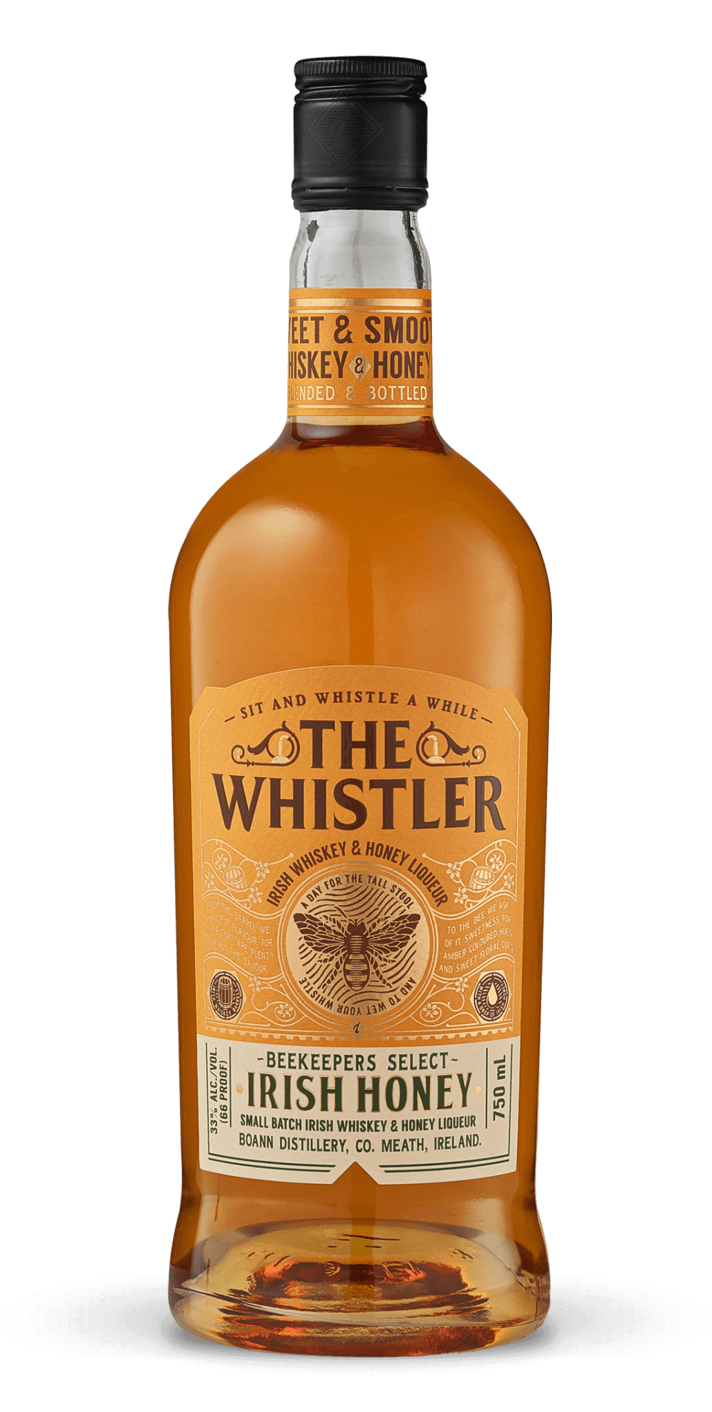 Irish exbourbon Honey Whiskey The Whistler Whiskey