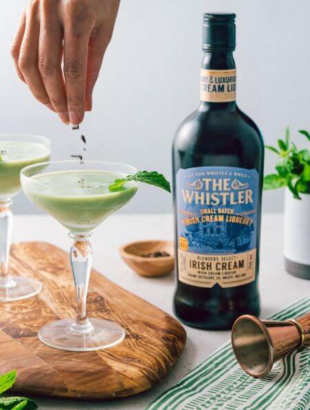 TheWhistler Irish Cream with whistling grasshopper