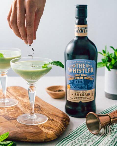 TheWhistler Irish Cream with whistling grasshopper